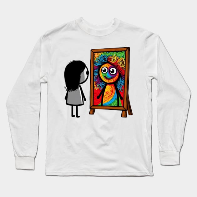 You Look Different. Long Sleeve T-Shirt by ThinkGod.